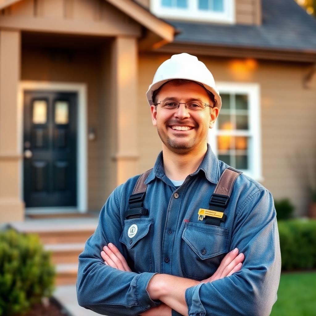 Portrait of the website builder, a home services professional